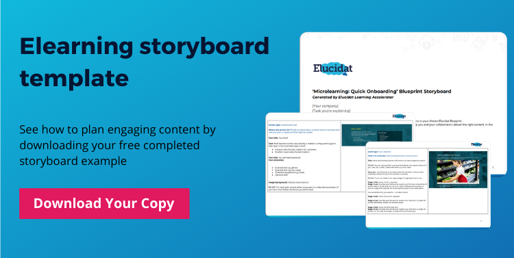 Collaborative Elearning Storyboard Template | Elucidat